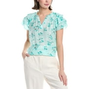 Nanette Nanette Lepore womens Blouse, m, Blue